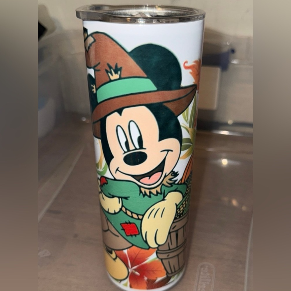 Disney Green and Brown Mickey Mouse Tumbler